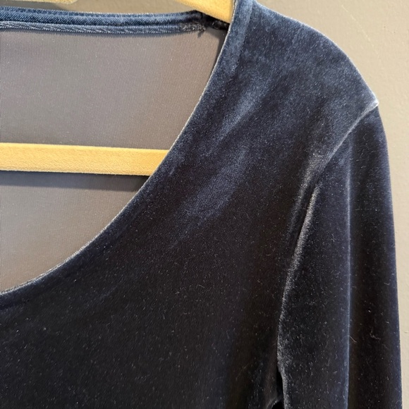 Velvet blue jcrew bodysuit - Picture 3 of 4